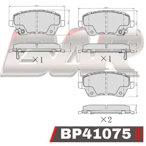 Pastillas de freno delanteras - NISSAN/DATSUN MICRA 2002- RENAULT CLIO 2004 - DUSTER