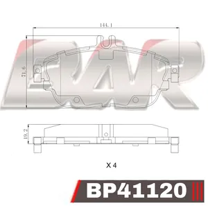 Pastillas de freno delanteras - MERCEDES BENZ CLA200/250/200/B200 13>