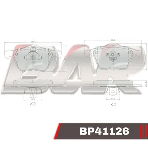 Pastillas de freno delanteras - Volvo XC90 99-05