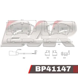 Pastillas de freno traseras - Ford Transit