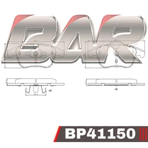Pastillas de freno delanteras - Citroen C4 DS4áPSA 308 RCZ 307 3008