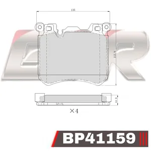 Pastillas de freno delanteras - BMW X5 -X6 08/2013 -> 05/2019
