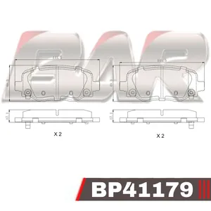 Pastillas de freno traseras - FIAT 500 - JEEP RENEGADE 2015 >