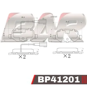 Pastillas de freno traseras - Alfa Romeo Mito 2010
