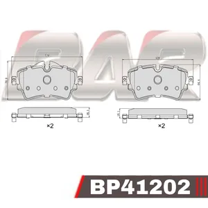 Pastillas de freno delanteras - BMW Serie 2 / MINI 2013 >