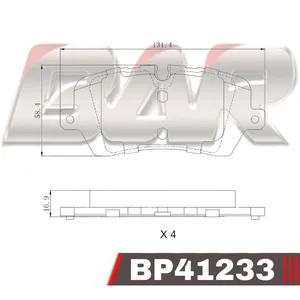 Pastillas de freno traseras - RANGE ROVER IV 2012->