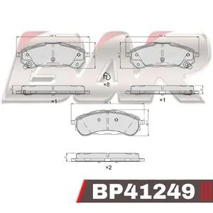 Pastillas de freno traseras - FORD RAPTOR
