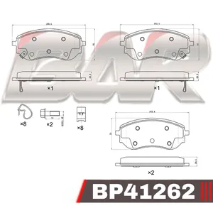 Pastillas de freno delanteras - NISSAN FRONTIER 2021 ->