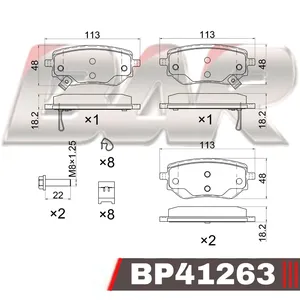 Pastillas de freno traseras - NISSAN FRONTIER 2021 ->