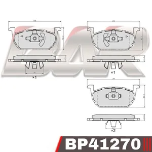 Pastillas de freno delanteras - VW Nivus / Audi A1 30 TFSI / 35 TFSI 2019/à
