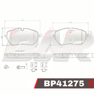 Pastillas de freno delanteras - Peugeot 308 GT / 508 /3008 Citroen DS7 2017/à