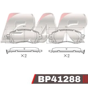 Pastillas de freno delanteras - SUBARU -Forester 2.0 - 2.5 Awd 2018/à