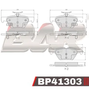 Pastillas de freno traseras - SUBARU FORESTER - OUTBACK - XV 2018 ->
