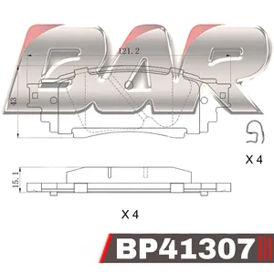 Pastillas de freno traseras - Toyota RAV 4/ Camry/ Avalon/ Lexus