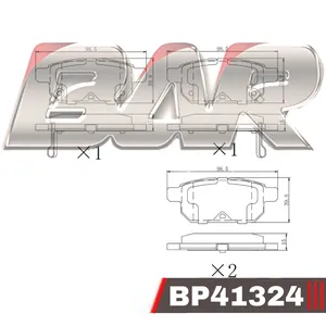 Pastillas de freno traseras - Suzuki Swift/ Vitara/ S-cross