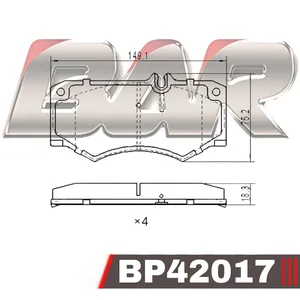 Pastillas de freno delanteras - VOLKSWAGEN LT I MERCEDES 207D-210D-30D-,310D-40D-410D-50D-510D