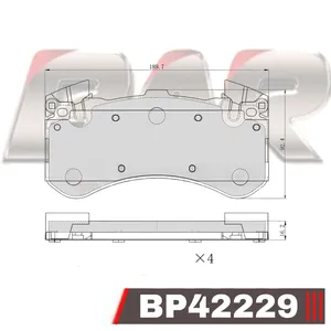 Pastillas de freno delanteras - Audi A6 A7 A8 11/