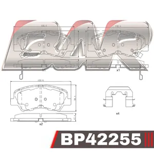 Pastillas de freno delanteras - Kia Rio III / HyundaiáAccent / Hyundai HB20 2024/à.