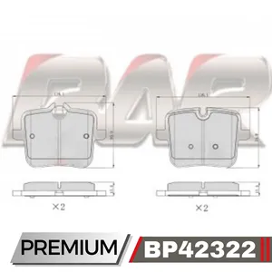 Pastillas de freno traseras - BMW -M4 2018/à
