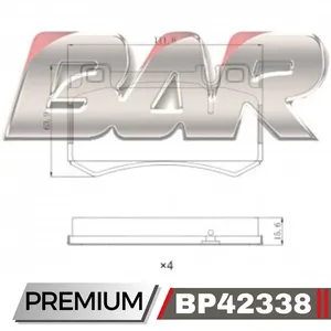 Pastillas de freno traseras - Mercedes Benz CLK/ SLK