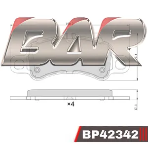 Pastillas de freno delanteras - Porsche 911/ 718 Boxster e Cayman