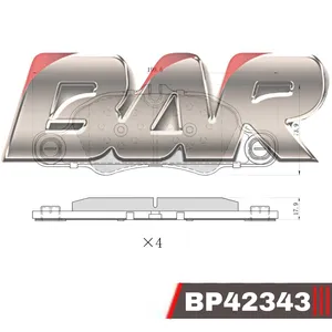 Pastillas de freno delanteras - Porsche 911/ 718 Boxster e Cayman