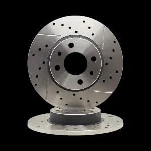 Discos Delanteros Ranurados y Perforados Estándar - ALFA ROMEO 145/146 1.3i, 1.6i, 1.9TD / ALFA ROMEO 155 TD / FIAT Tempra