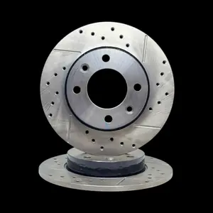 Discos Traseros Ranurados y Perforados Estándar - CITROËN C 3 - 1.6 16 v. / 1.4 16 v. Hdi / CITROËN C 4 2.0  16V / PEUGEOT 307