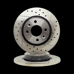 Discos Delanteros Ranurados y Perforados Estándar - RENAULT Logan 1,6 8V / RENAULT Sandero 1,0 16V 1,6 8V  !