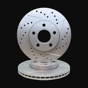 Discos Delanteros Ranurados y Perforados Línea Premium - FORD C-Max 1.6/1.8/2.0 Nafta y TDCI / FORD Focus 1,4 16V / VOLVO C 30 1.6D / 1.6i 16V / 1.8i 16V / 2.0i