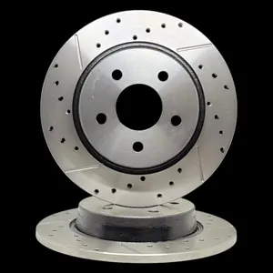 Discos Traseros Ranurados y Perforados Estándar - FORD Focus 2.0 16V / VOLVO C30 2.0 / 2.4i