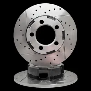 Discos Delanteros Ranurados y Perforados Estándar - FORD Falcon