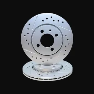 Discos Delanteros Ranurados y Perforados Línea Premium - VOLKSWAGEN Gol 1,6 8V ARO 14 - Voyage / VOLKSWAGEN Gol TREND / VOLKSWAGEN Saveiro  1.6 ( Nueva Saveiro)