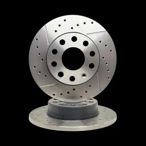 Discos Traseros Ranurados y Perforados Estándar - AUDI A3 3,2 V6 24V / Sportback ! / VOLKSWAGEN Golf / VOLKSWAGEN Touran (Tds modelos)
