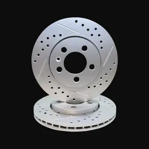 Discos Delanteros Ranurados y Perforados Línea Premium - AUDI A1 1,4  TFSi / AUDI A3 1,6i / SEAT Leon 1,6i / Diesel 1,9 SDi