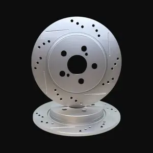 Discos Traseros Ranurados y Perforados Línea Premium - HYUNDAI I 10 / TOYOTA Corolla 1.8i 16V