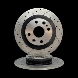 Discos Traseros Ranurados y Perforados Estándar - MAZDA -323 / MX3