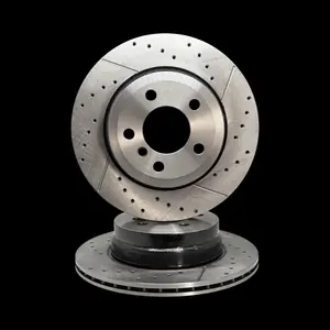 Discos Traseros Ranurados y Perforados Estándar - BMW X5 / X6 185mm Campana freno mano