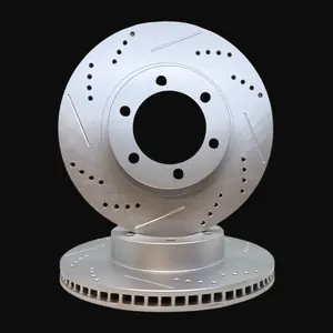 Discos Delanteros Ranurados y Perforados Línea Premium - TOYOTA Hilux SW 4 / TOYOTA Land Cruiser Prado