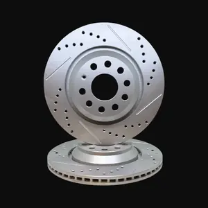 Discos Traseros Ranurados y Perforados Línea Premium - AUDI A3 1.6 / 1.6 FSI/ 1.8T / 1.8TFSI/ 2.0 FSI/ 2.0 TFSI/ 2.0 / 2.0 TFSIQ4 / S3 / 3.2 V6 Q4 ( 8P1) / AUDI A3 1.9TDI/ 2.0TDI/ 2.0TDIQ4 / 2.0TDI16V Q4  ( 8P1) / AUDI A3 Sportback 1.6 / 1.6 FSI/ 1.8 TFSI/ 2.0 FSI/ 2.0 TFSI/ 2.0 / 2.0 TFSIQ4 / 3.2 V6 Q4 ( 8PA)