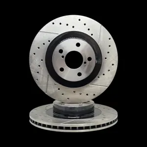 Discos Delanteros Ranurados y Perforados Estándar - SUBARU -Impreza 2,0T / 2,5 / WRX / Sti ( GC, GFC, GF) !