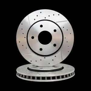 Discos Delanteros Ranurados y Perforados Estándar - CHRYSLER  -  DODGE Caravan  / Journey 2,7 2009/-