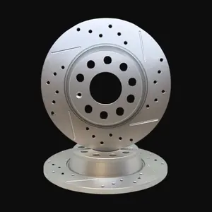Discos Traseros Ranurados y Perforados Línea Premium - AUDI A3 2.0 16V / Sportback / VOLKSWAGEN Tiguan 2.0 16V / VOLKSWAGEN Vento 2.0 TSI