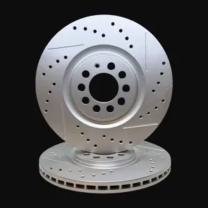 Discos Delanteros Ranurados y Perforados Línea Premium - AUDI A3 Sportback 1,6 FSI/ 1,9TDI/ 2,0 FSI/ 2,0TDI/ 3,2 Q4 ( 8L1) / AUDI S3 ( 8L1) / AUDI TT 1.8T / 1,8T Q4 ( 8N3, 8N9)