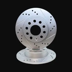 Discos Traseros Ranurados y Perforados Línea Premium - AUDI A1 / A1 Sportback 1.4 / SEAT Leon 2.0 / VOLKSWAGEN New Beetle 2.0