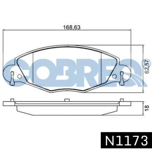 Pastillas de freno delanteras - CITROEN C5 2.0 16V 2001/
