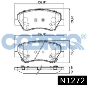Pastillas de freno delanteras - HYUNDAI VELOSTER 11-12