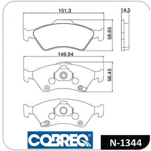 Pastillas de freno delanteras - HONDA FIT HASTA 2007