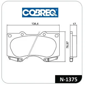 Pastillas de freno delanteras - TOYOTA- LAND CRUISER-PRDO 3,0 D - RUNNER
