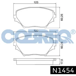 Pastillas de freno delanteras - TOYOTA RAV4 2000/